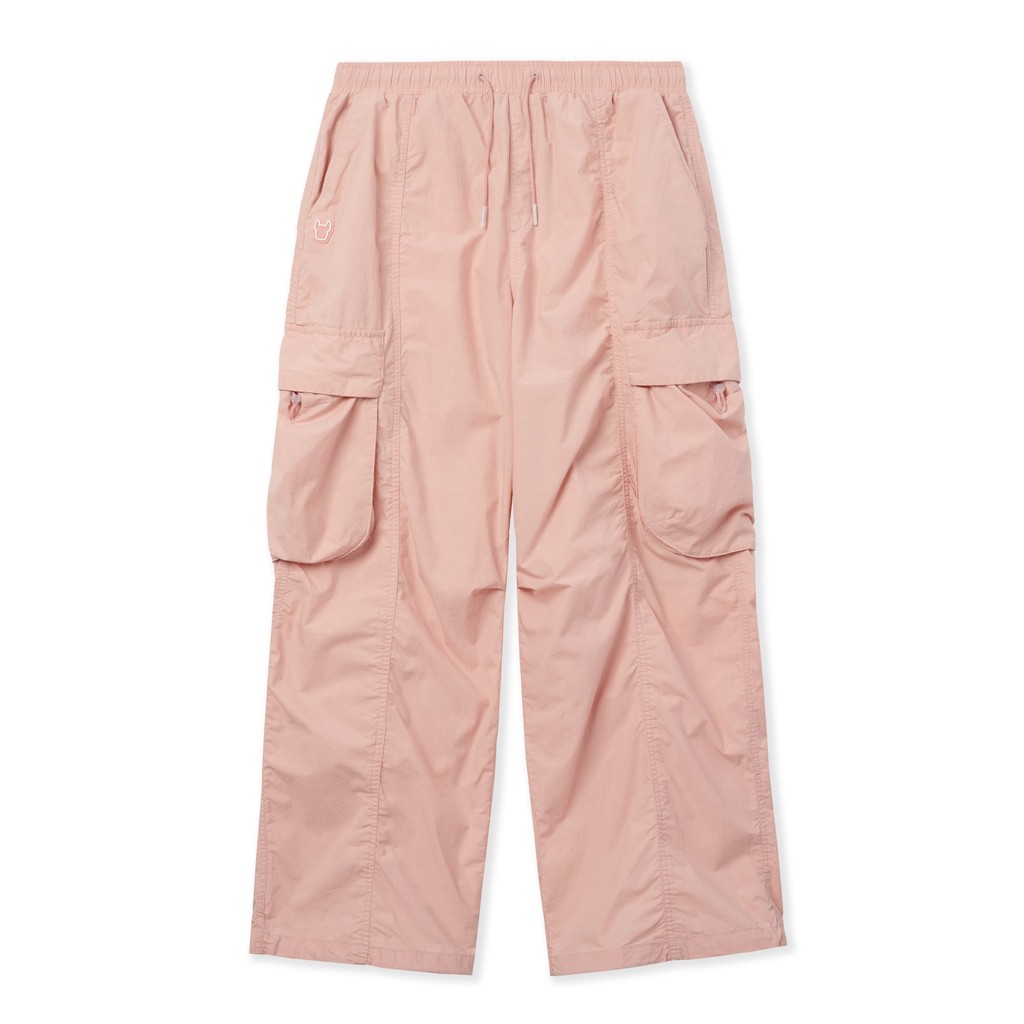 LIFEWORK - Lw3 Shirring Big Cargo Wide Pants Pink - Celana Panjang Cargo Pink Wanita