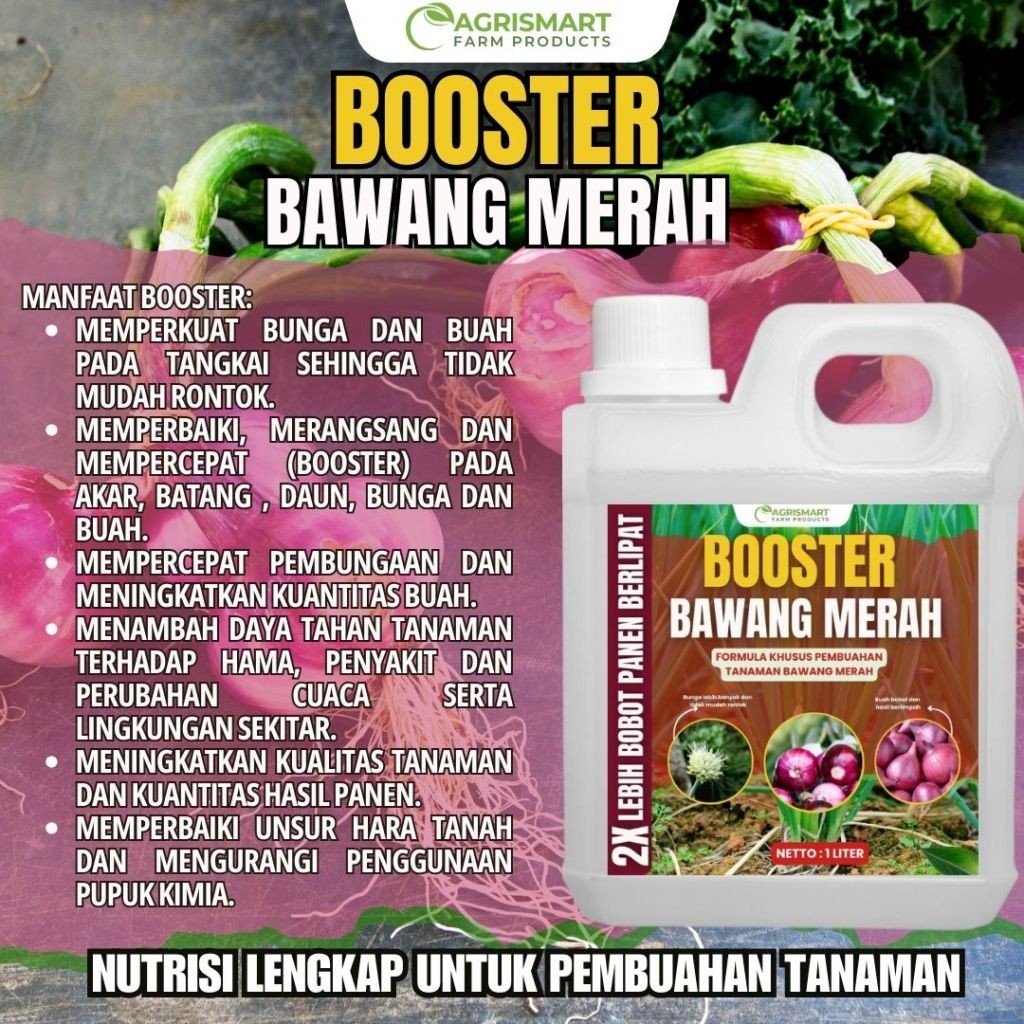 BOOSTER BAWANG MERAH 1 LITER plus ZPT untuk Tanaman Bawang Merah 1 Liter