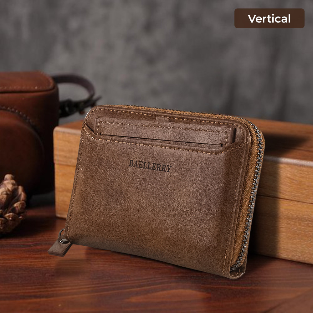 Baellerry Dompet Pria Bahan Kulit - D3124