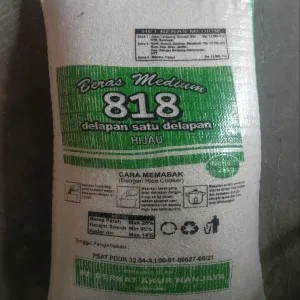 Beras 818 karung 25kg 25kg