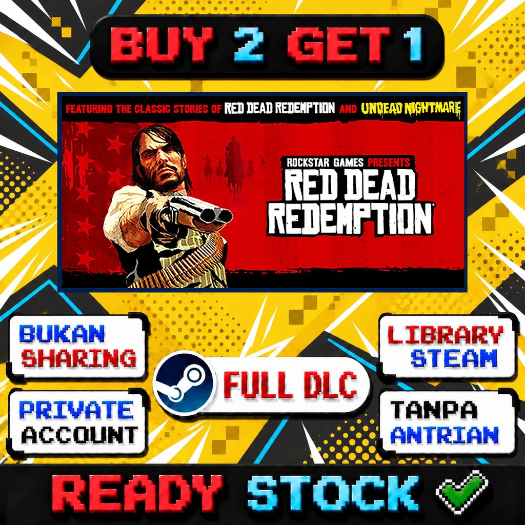 Red Dead Redemption Private Steam Promo Beli 2 Gratis 1