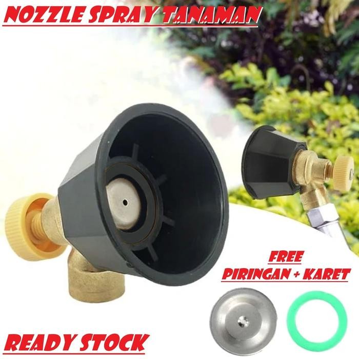 PREMIUM Nozzle Spray Tanaman Tekanan Tinggi Pertanian Adjustable Nozel Sprayer Kabut Ujung Semprotan