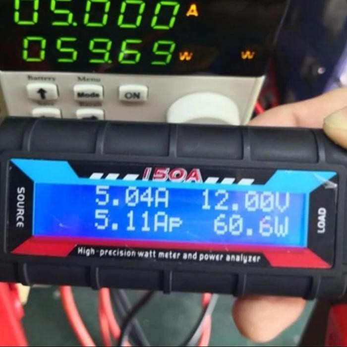 DIGITAL WATT METER POWER ANALYZER 150A 0-60VDC