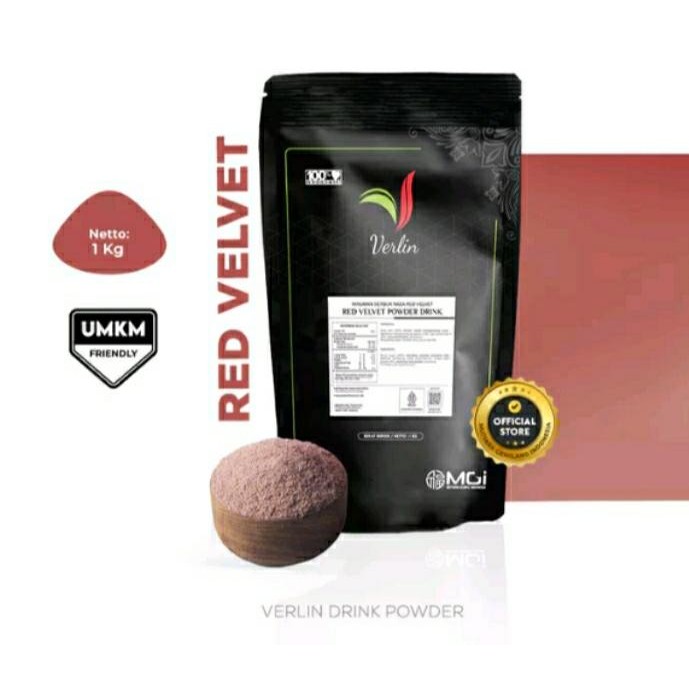 

Tersedia Verlin Red Velvet Powder Drink 1Kg - Minuman Serbuk Instan Shopee