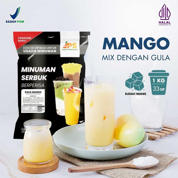 

Tersedia Bubuk Minuman Mangga Mix Powder 1Kg - Minuman Instan Rasa Segar Shopee