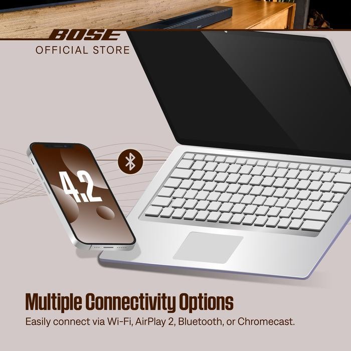 Promo Bose Smart Soundbar 600 Bluetooth Portable Wireless Speaker Original Black