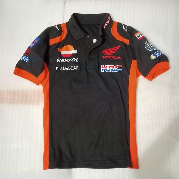 ORIGINAL baju balap racing polo MotoGP team Honda repsol READY STOCK