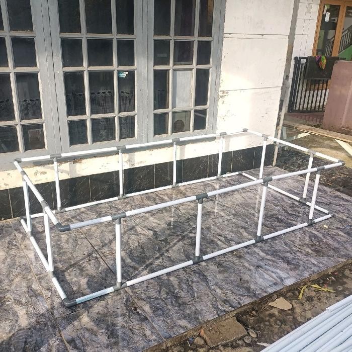 Tekira.store rangka kolam terpal 200x100x50
