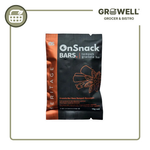 

ONSNACK BARS HERITAGE - TEMPE GRANOLA
