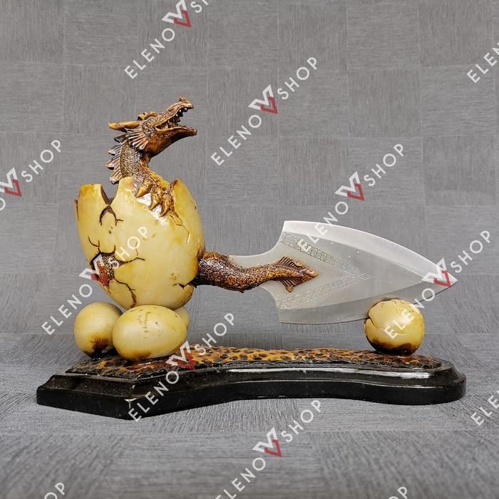 

Buruan serbu] Pisau Pajangan Rumah Unik untuk Hadiah Model Telur Naga