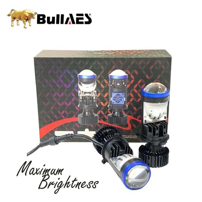 BILENS LED PROJECTOR LENS BILED AES H4 SUPER BULLAES DOUBLE EMITTER MINI PROJIE LASER