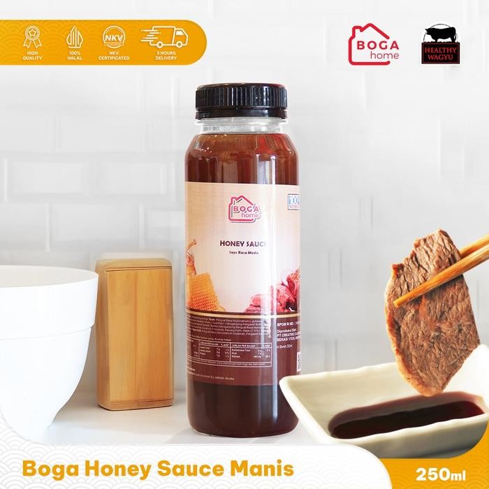 

Honey Steak Sauce Boga Kitchen Saos Manis 250ml