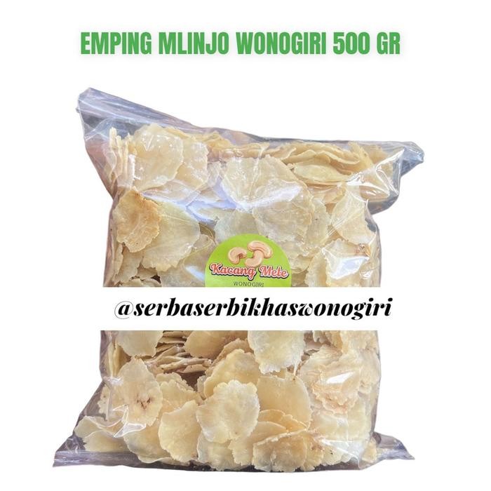 

EMPING MELINJO WONOGIRI 1kg Goreng Kering Snacks Food Pedas Keripik Manis