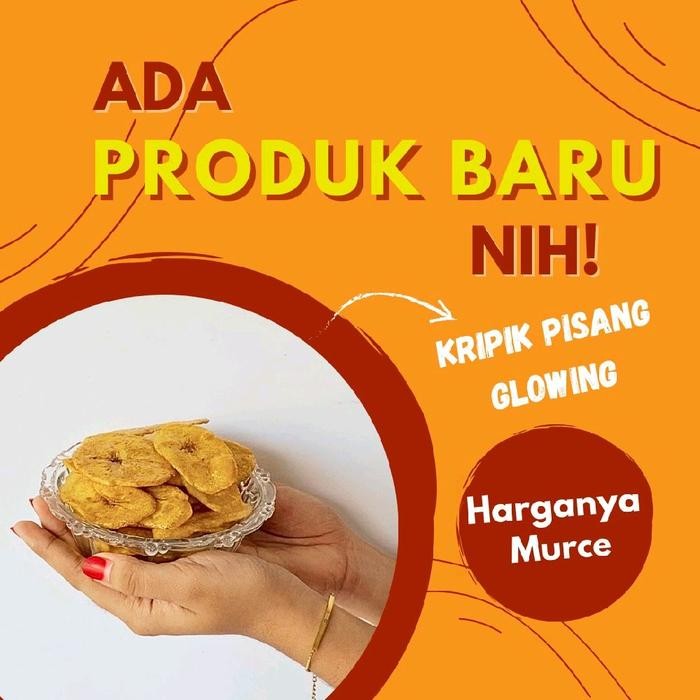 

Isi 1000gr (1kg) Kripik Pisang Gl0wing Spesial Rasa Madu Maapin Snack
