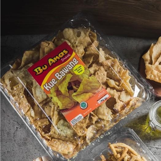 

Kue Bawang Bu Anas Snack Keripik Stik Bawang Kemasan Box Kap Besar