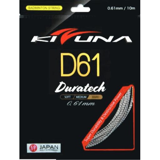KIZUNA SENAR BADMINTON D61 D 61 DURATECH ORIGINAL
