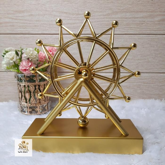 

Hiasan Pajangan Dekorasi Meja Kinetik Kincir Angin Pendulum Newton