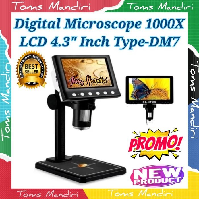 

Digital Microscope / Mikroskop Type-DM7 1000X LCD 4.3" Inch