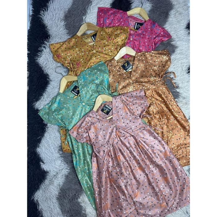Pilihan- Hanny - Daster Kimono Dress Rayon Anak Motif Daster Anak Bahan Rayon