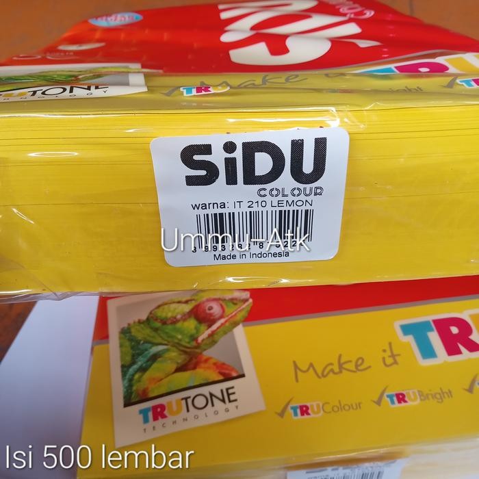 

Sinar Dunia. Kertas Warna It 210 Lemon