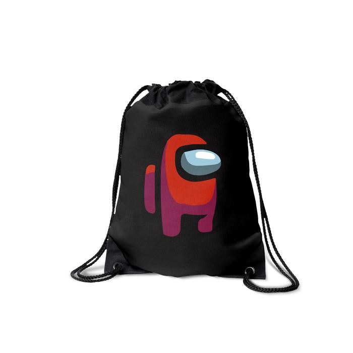 Tas Serut Among Us - AMOGUS - Unisex Pria Wanita - Tas Serut Anak - Tas Serut Sekolah Olahraga