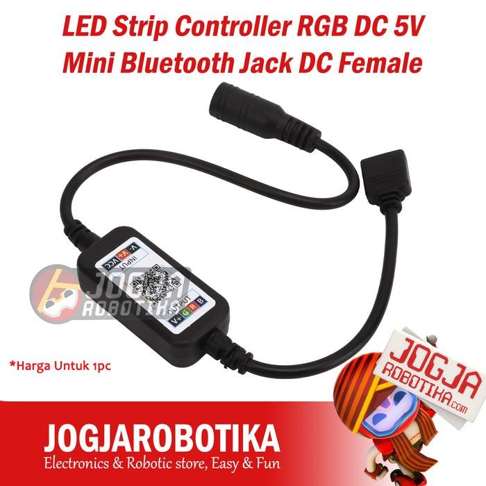 LED Strip Controller RGB DC 5V Mini Bluetooth Jack DC Female