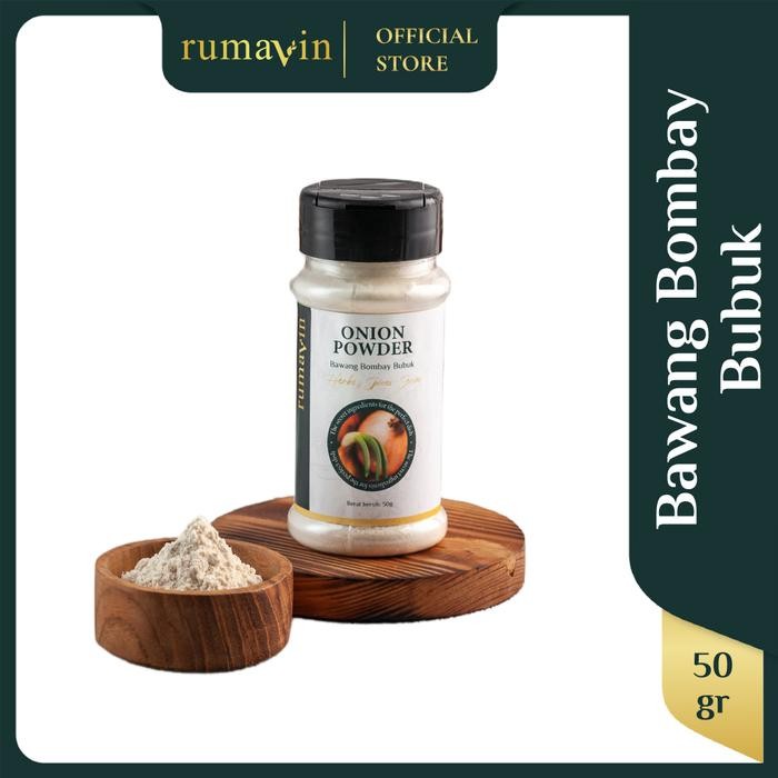 

Rumavin - Premium Rempah Onion Powder / Bawang Bombay Bubuk Botol 50gr