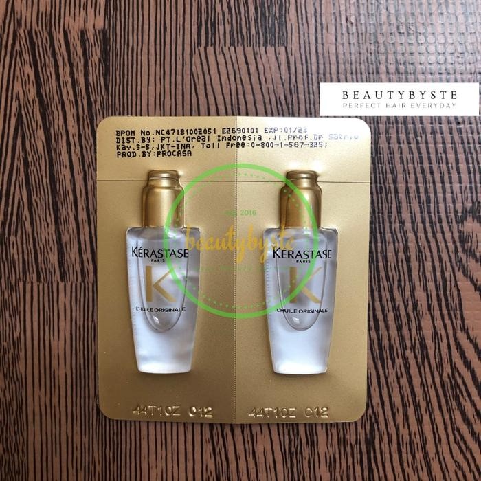 KERASTASE ELIXIR ULTIME OIL SERUM GOLD / COLOR TRAVEL SACHET 8ML