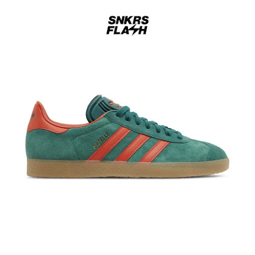 ADIDAS Gazelle Collegiate Green Sepatu Sneakers Unisex - IG6200 - Size 44