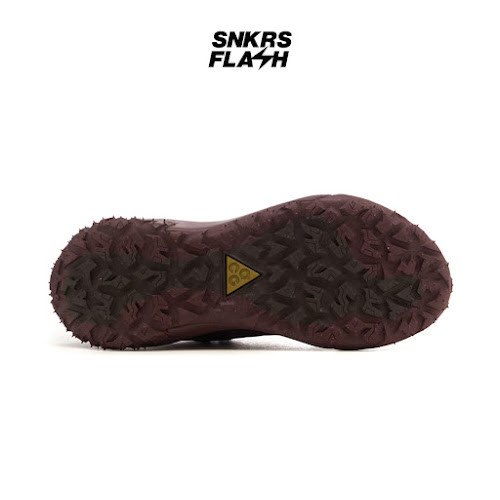 NIKE Acg Mountain Fly 2 Low Gtx Velvet Brown Burgundy Sepatu Outdoor Pria - HF6245200