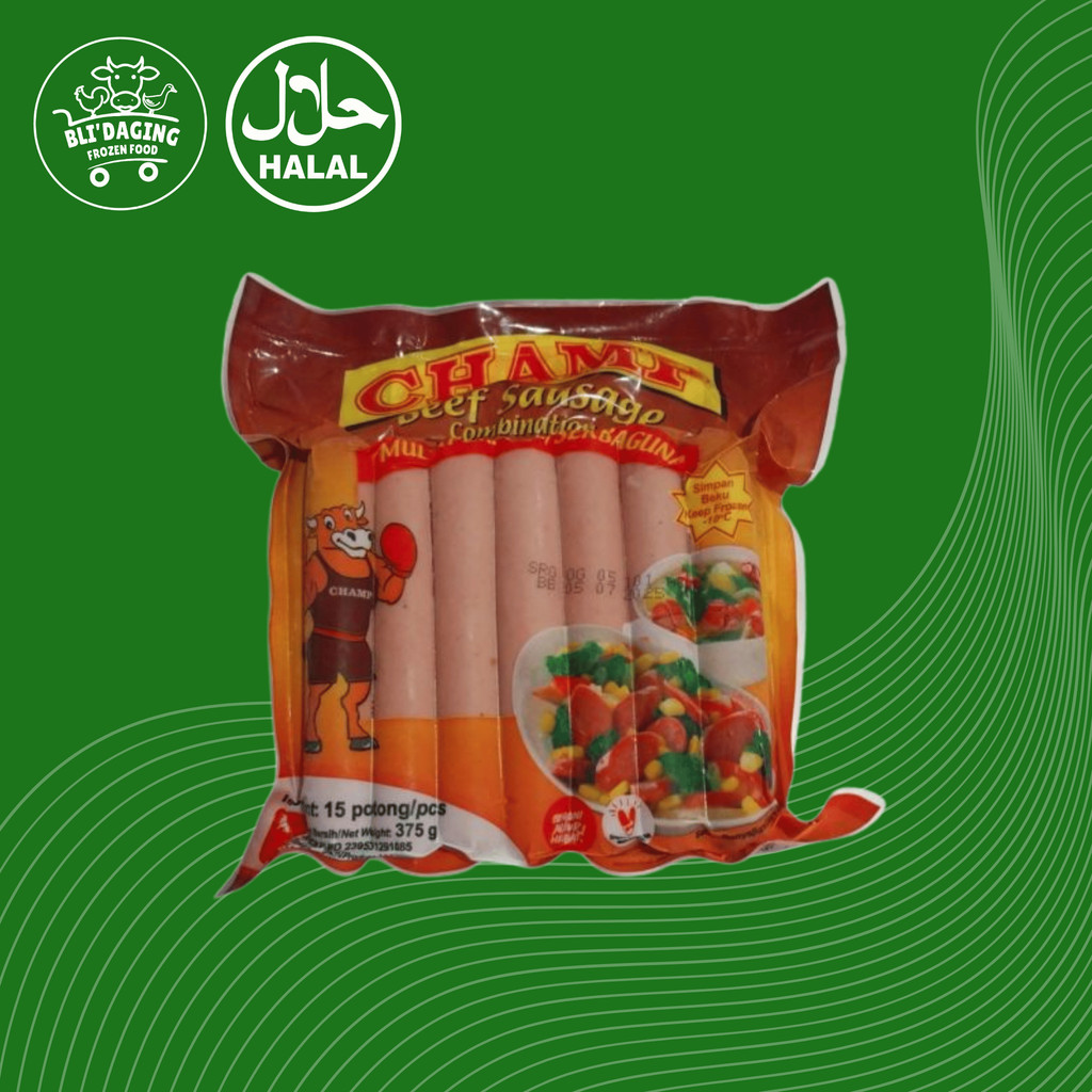 CHAMP BEEF SAUSAGE SOSIS SAPI