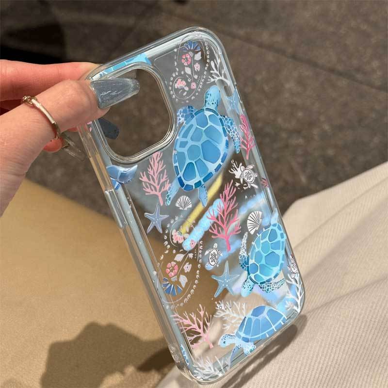 Creative Kerang Penyu Laut Case Vivo Y500 Z11 Z11X T5 Pro 5G Y31d Pro Y05 V70 Fe iQOO Z10 Lite V60 L