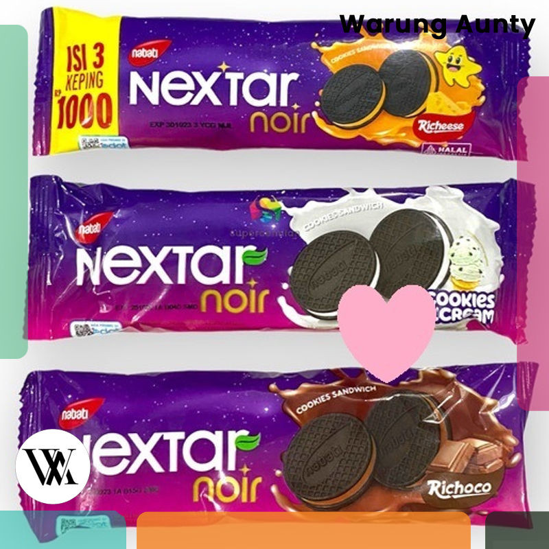 

NEXTAR NOIR RICHOCO 18 gram COKLAT COOKIES RENCENG 1000 GRATIS PULSA 18 gr SNACK MAKANAN RINGAN CEMILAN ANAK GROSIR MURAH KILOAN BISKUIT KUE Warung Aunty Murah Bandung