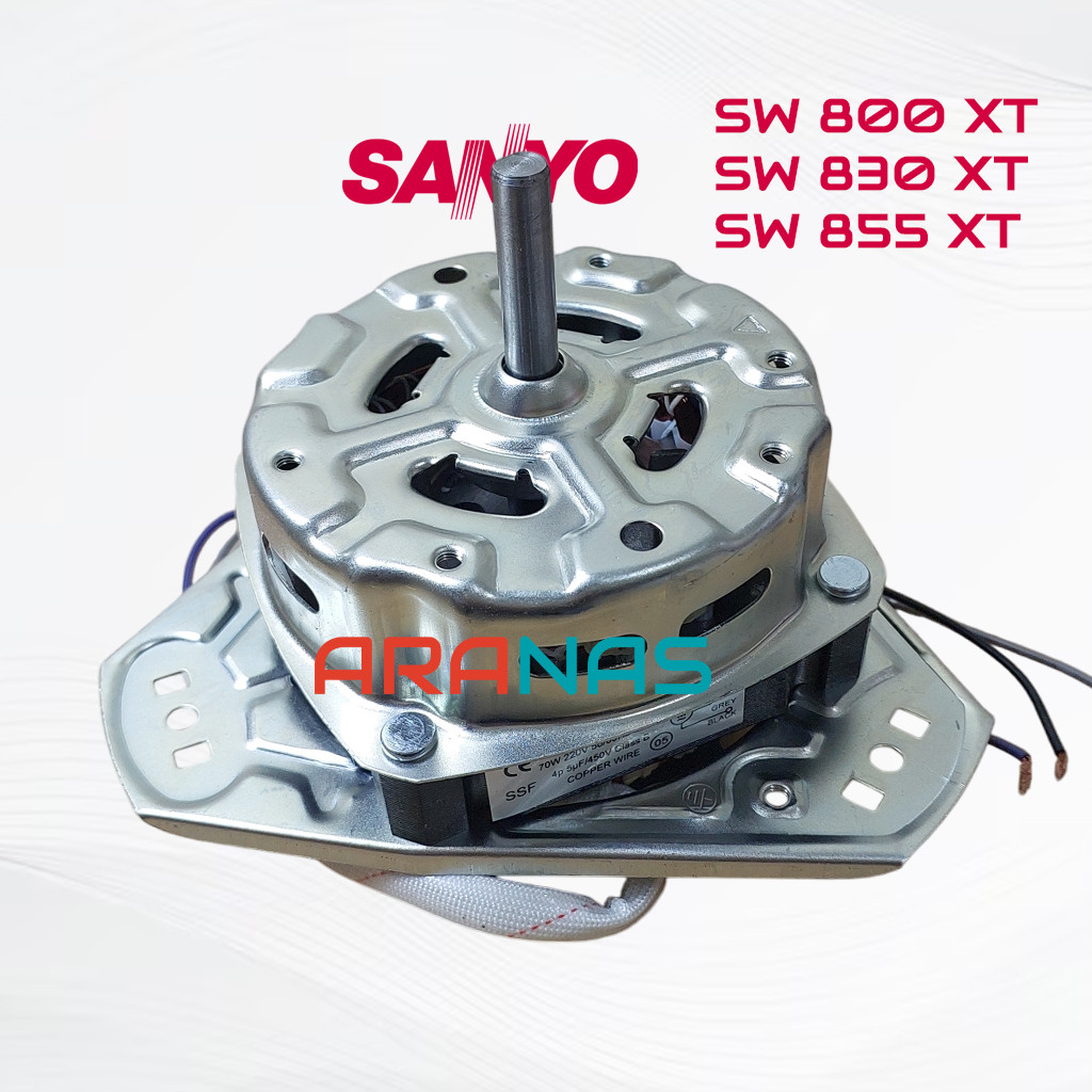 DINAMO SPIN SANYO 8 Kg SW800XT SW830XT SW855XT Motor Pengering Mesin Cuci 2 Tabung SW 800 830 XT 855