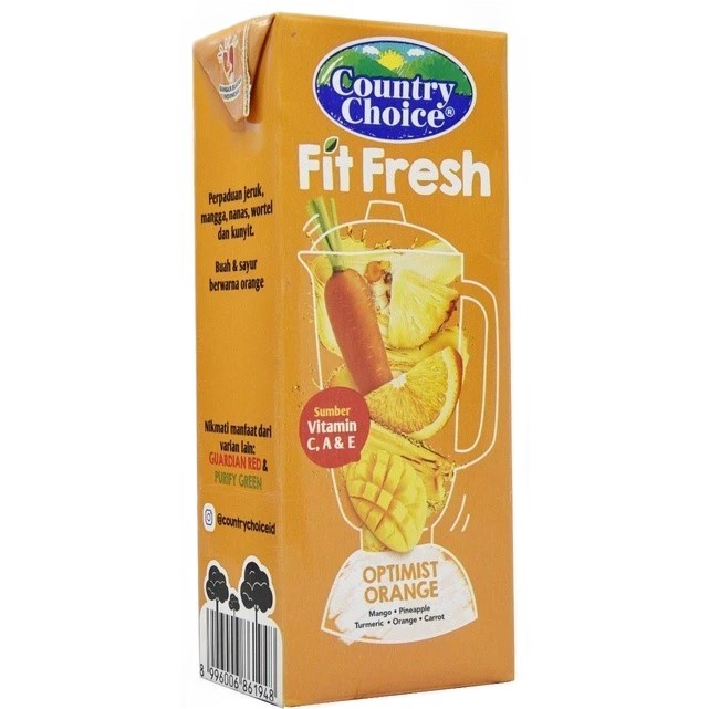 Country Choice Fit Fresh Optimist Orange 250ML