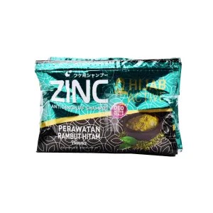 (rtg) zinc sampo sachet /hijab hitam