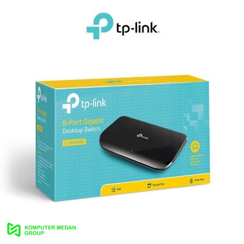 Hub Jaringan Internet Switch Tp-Link Tl-Sg1008d 8 Port Gigabit LAN