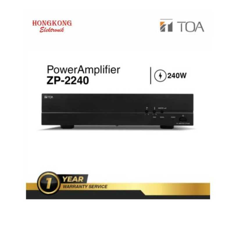 POWER AMPLIFIER TOA ZP 2240 POWER AMPLI TOA ZP2240 240 WATT ORIGINAL