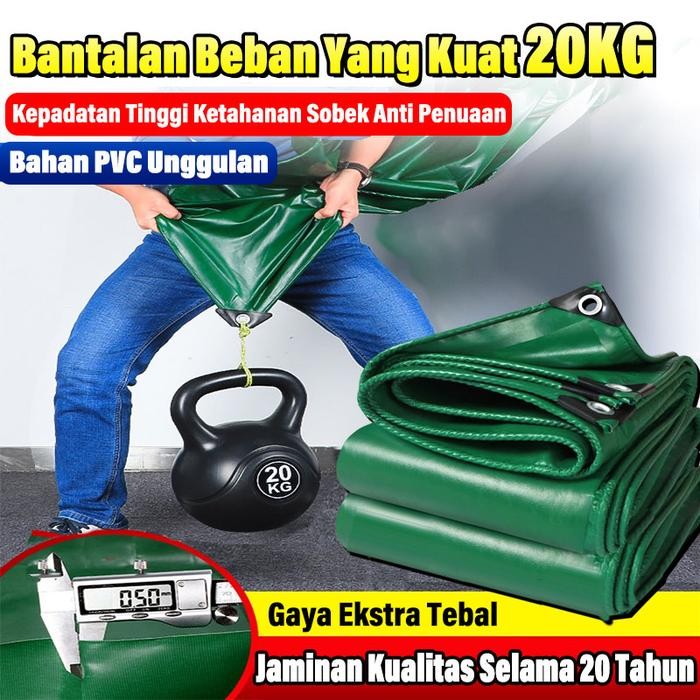 PREMIUM 2025 Kain Baru KUAT DAN ANTI BOCOR terpal tenda 2x4 3x4 3x5 4x6 5x7 terpal tebal terpal