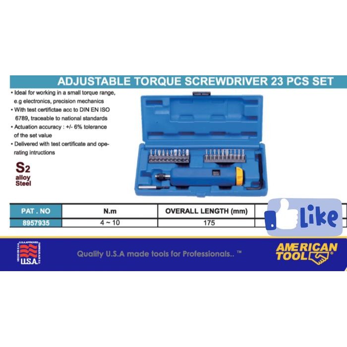 Obeng torsi / american tools