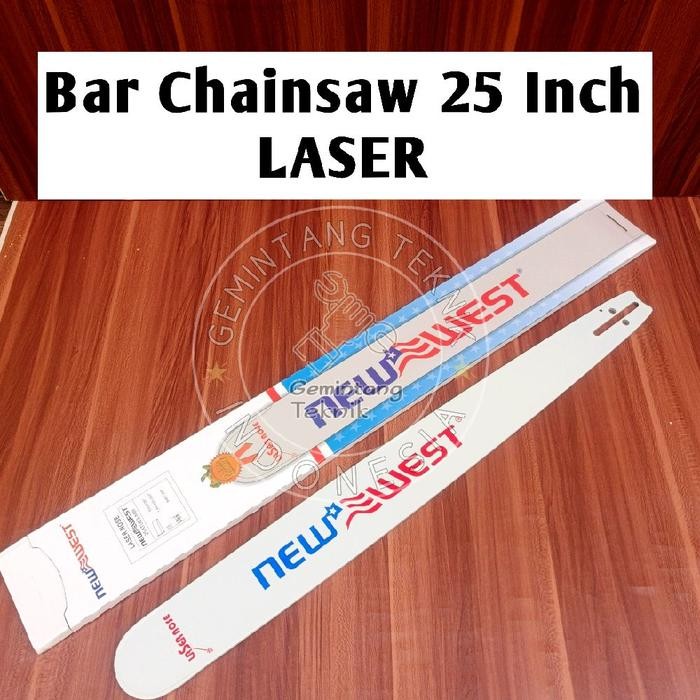 Bar Senso 25 Inch Baja 42 Mata Merk NEW WEST ORIGINAL / Bar Chainsaw 25 inch Baja 42 Mata Merk NEW