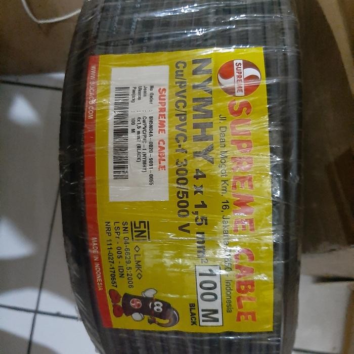 KABEL SUPREME NYYHY4X1.5/SUPREME NYYHY/KABEL SERABUT 4X1.5/NYYHY 4X1.5