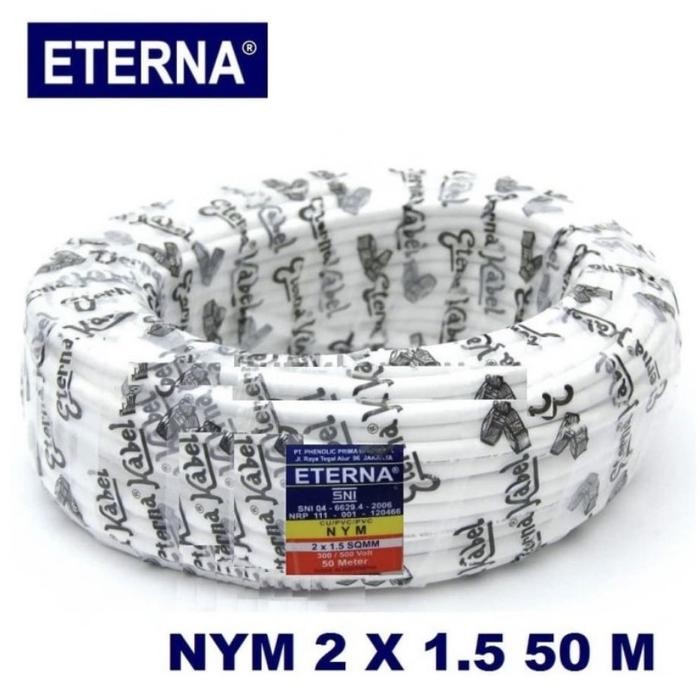 ETERNA KABEL NYM 2X1,5 50M / KABEL ETERNA NYM 2X1.5 MM 50M