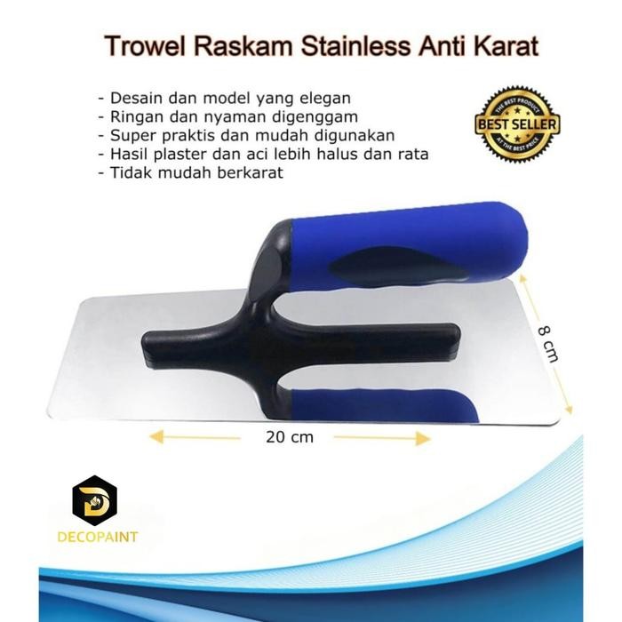 Trowel Raskam Stainless Tahan Karat