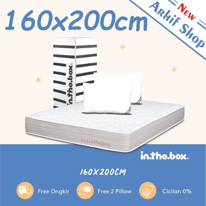 PREMIUM SPRING BED KASUR IN THE BOX inthebox 160x200 (Queen)