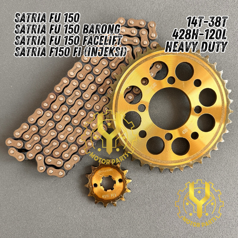 GEAR GIR SET GEAR GIR PAKET SATRIA FU 150 SATRIA FU 150 FACELIFT 38T
