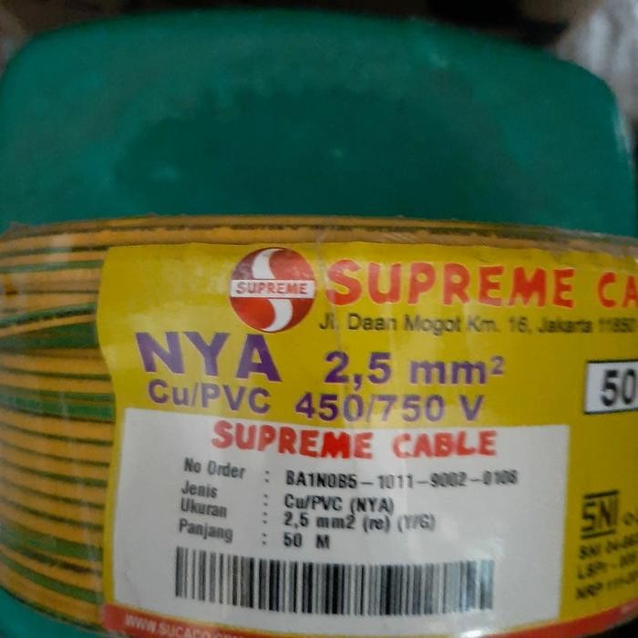 KABEL NYA SUPREME 2.5MM 50 METER