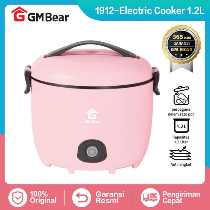 Bolde Cookware - Gm Bear Rice Cooker/Panci Listrik 2In1 P0437 - Electric Cooking Pot