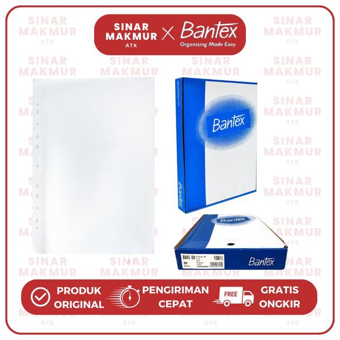 

Melayani Faktur Pajak! Pp Pocket Sleeves/Sheet Protector Clear 8843 08 Folio Bantex (Pak)