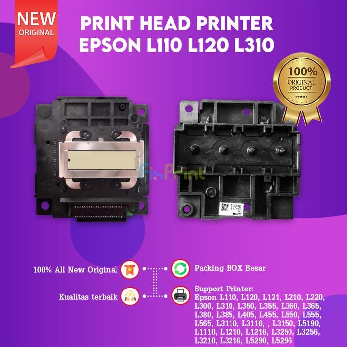 Print Head Epson L110 L210 L120 L220 L310 L1110 L3110 Ori Printer